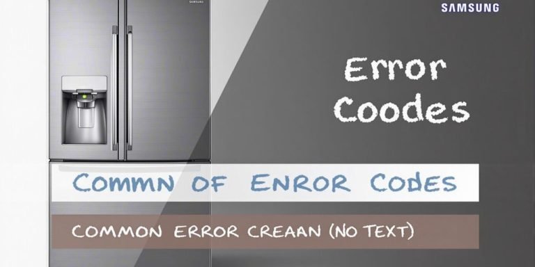 error codes in samsung fridge
