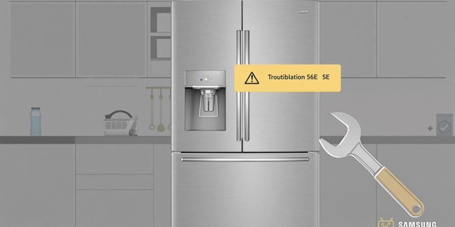 Samsung refrigerator repair service technician fixing a fridge, ensuring optimal performance and customer satisfaction.